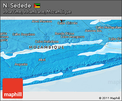 Political Panoramic Map of N. Sedede