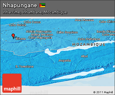 Political Panoramic Map of Nhapungane