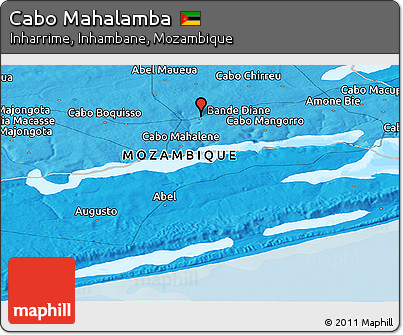Political Panoramic Map of Cabo Mahalamba
