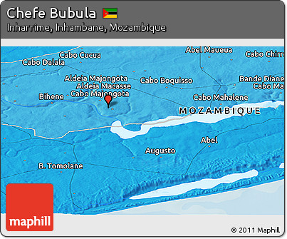Political Panoramic Map of Chefe Bubula