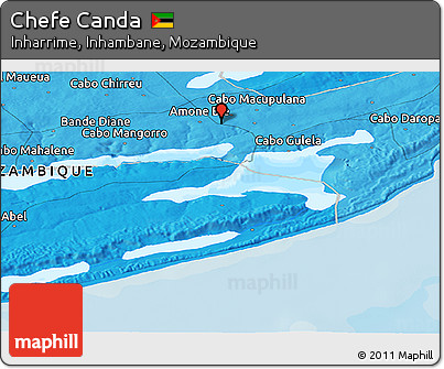 Political Panoramic Map of Chefe Canda