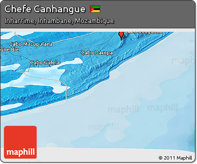 Political Panoramic Map of Chefe Canhangue