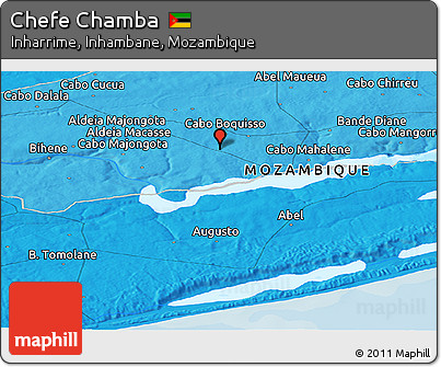 Political Panoramic Map of Chefe Chamba