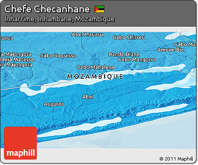 Political Panoramic Map of Chefe Checanhane