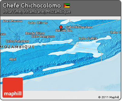 Political Panoramic Map of Chefe Chichocolomo