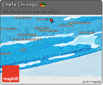 Political Panoramic Map of Chefe Chiongo