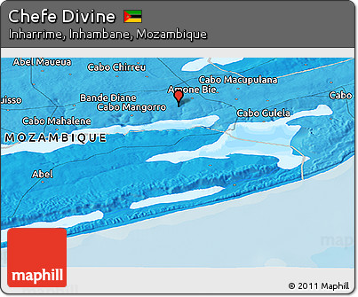 Political Panoramic Map of Chefe Divine