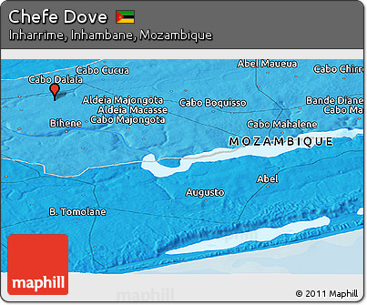 Political Panoramic Map of Chefe Dove