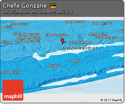 Political Panoramic Map of Chefe Gonzane