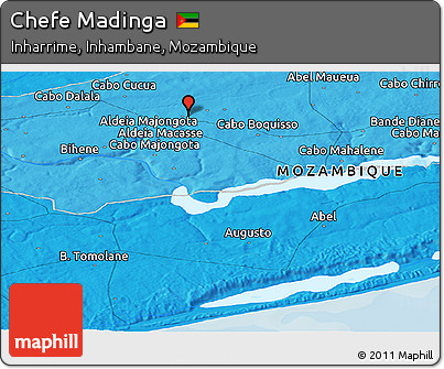 Political Panoramic Map of Chefe Madinga