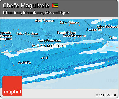 Political Panoramic Map of Chefe Maguivele