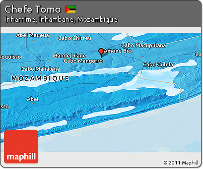 Political Panoramic Map of Chefe Tomo