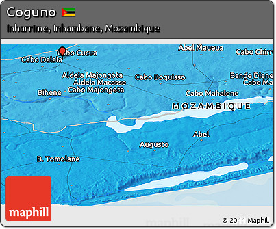 Political Panoramic Map of Coguno