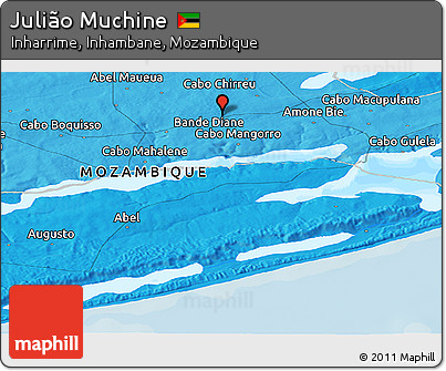 Political Panoramic Map of Julião Muchine
