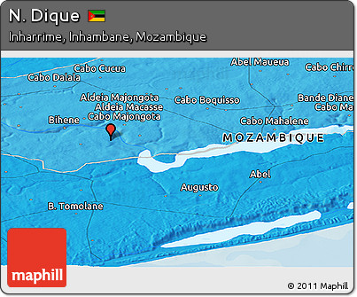 Political Panoramic Map of N. Dique
