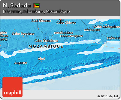 Political Panoramic Map of N. Sedede