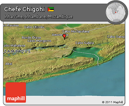 Satellite Panoramic Map of Chefe Chigohi