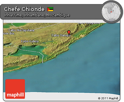 Satellite Panoramic Map of Chefe Chionde