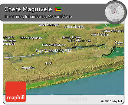 Satellite Panoramic Map of Chefe Maguivele