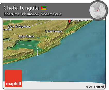 Satellite Panoramic Map of Chefe Tungula