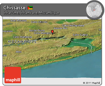 Satellite Panoramic Map of Chissasse