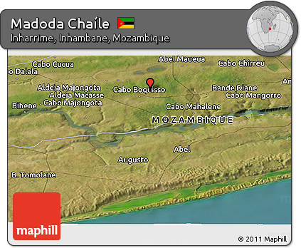 Satellite Panoramic Map of Madoda Chaíle