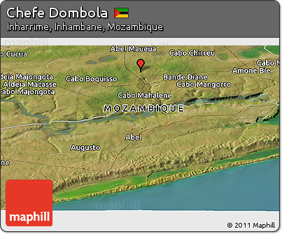 Satellite Panoramic Map of Chefe Dombola