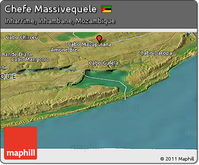 Satellite Panoramic Map of Chefe Massivequele