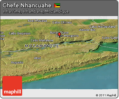 Satellite Panoramic Map of Chefe Nhancuahe