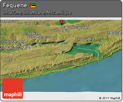 Satellite Panoramic Map of Fequene