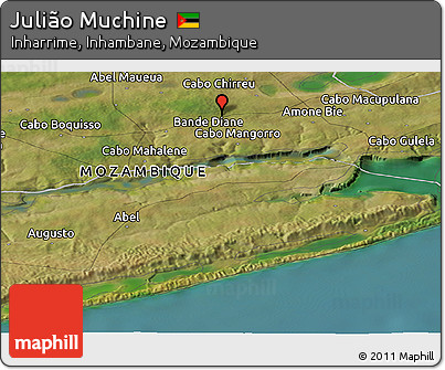 Satellite Panoramic Map of Julião Muchine