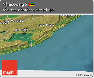Satellite Panoramic Map of Nhacoongo