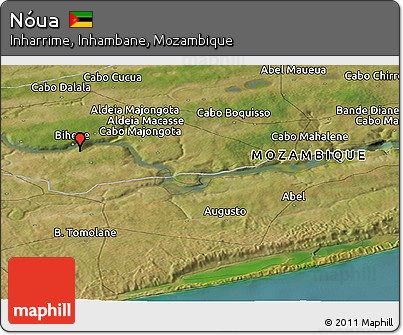 Satellite Panoramic Map of Nóua