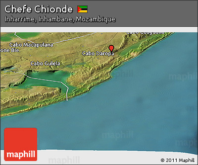 Satellite Panoramic Map of Chefe Chionde