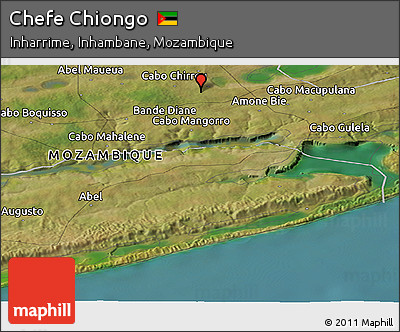 Satellite Panoramic Map of Chefe Chiongo