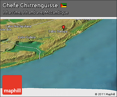Satellite Panoramic Map of Chefe Chirrenguisse