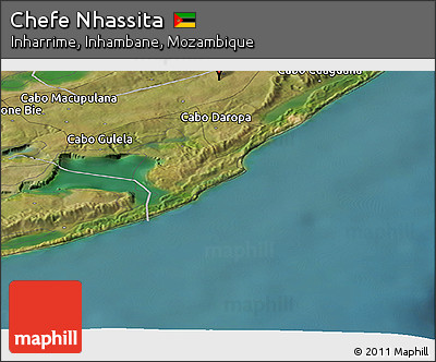 Satellite Panoramic Map of Chefe Nhassita