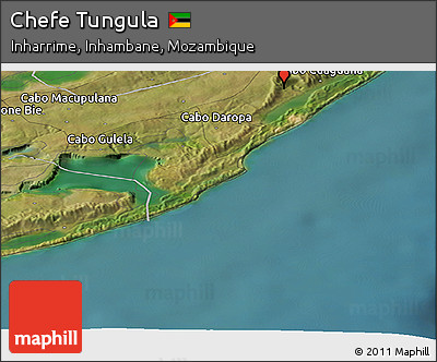 Satellite Panoramic Map of Chefe Tungula