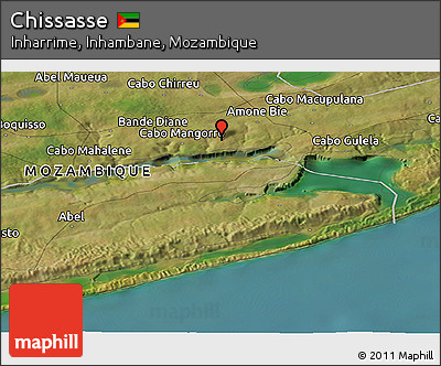 Satellite Panoramic Map of Chissasse