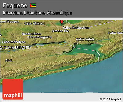 Satellite Panoramic Map of Fequene