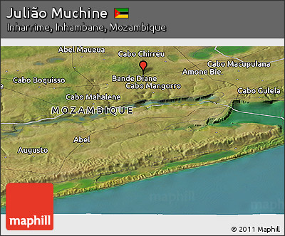 Satellite Panoramic Map of Julião Muchine