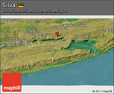 Satellite Panoramic Map of Silva