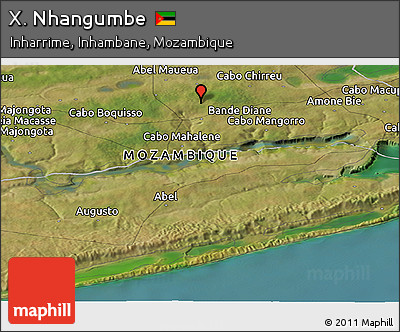 Satellite Panoramic Map of X. Nhangumbe