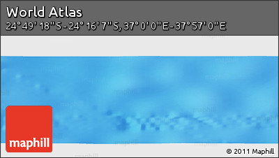 Physical Panoramic Map of the Area around 24° 32' 42" S, 37° 28' 30" E