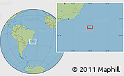 Savanna Style Location Map of the area around 24° 32' 42" S, 39° 1' 29" W