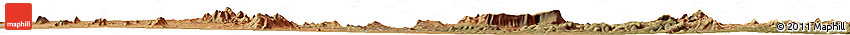 Satellite Horizon Map of the Area around 24° 32' 42" S, 45° 58' 30" E