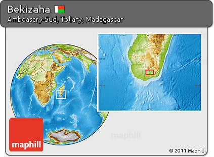Physical Location Map of Bekizaha