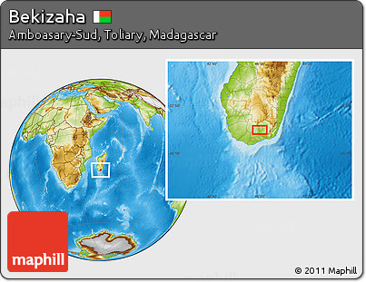 Physical Location Map of Bekizaha