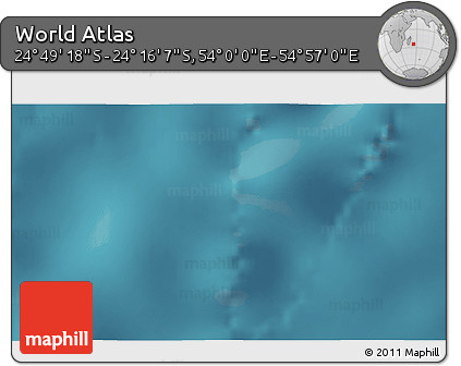 Satellite 3D Map of the Area around 24° 32' 42" S, 54° 28' 30" E