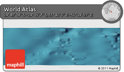 Satellite Panoramic Map of the Area around 24° 32' 42" S, 56° 10' 29" E